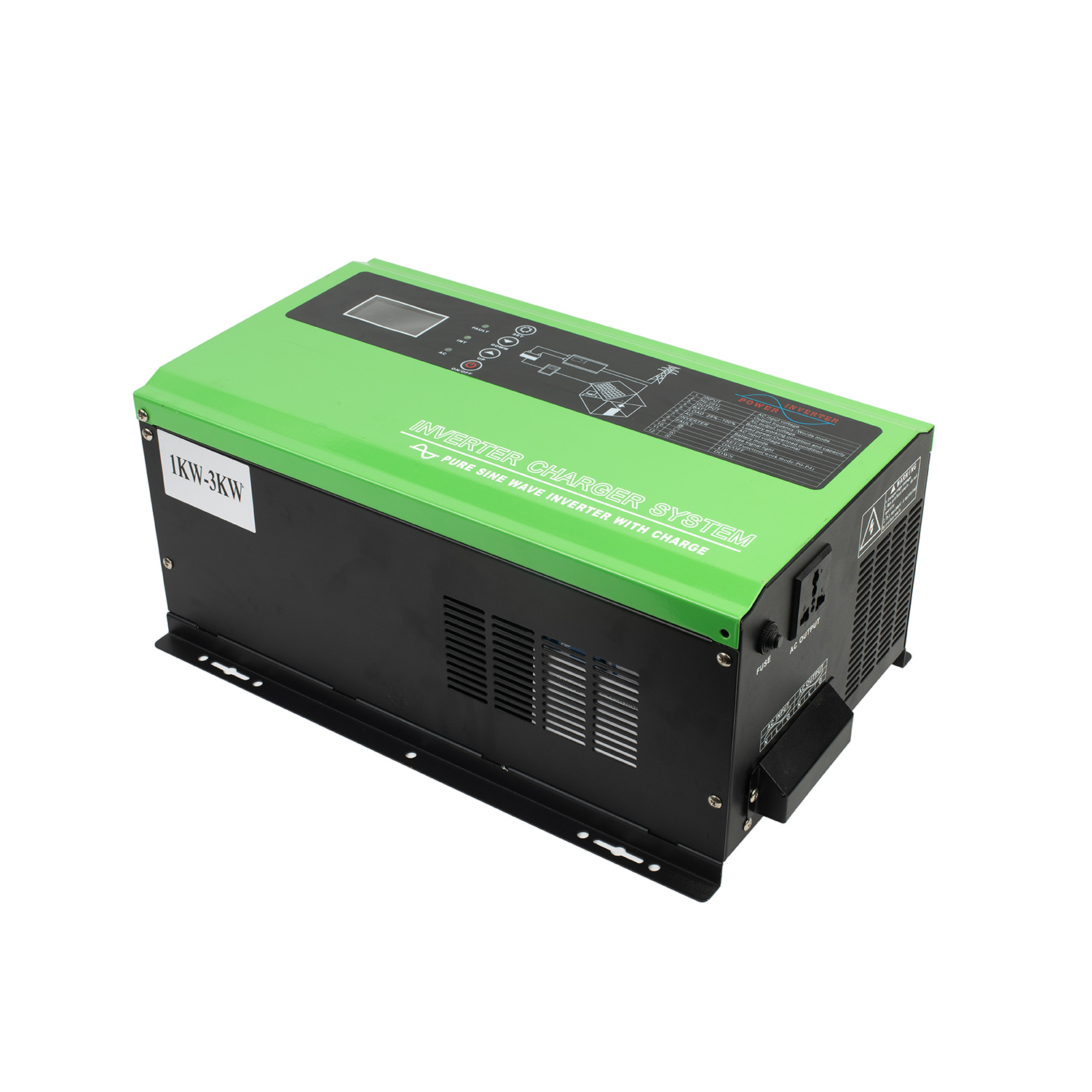 Off Grid Solar Inverter 48V 6000W - Solar-Wechselrichter für Netzunabhängige Systeme, Reine Sinuswelle