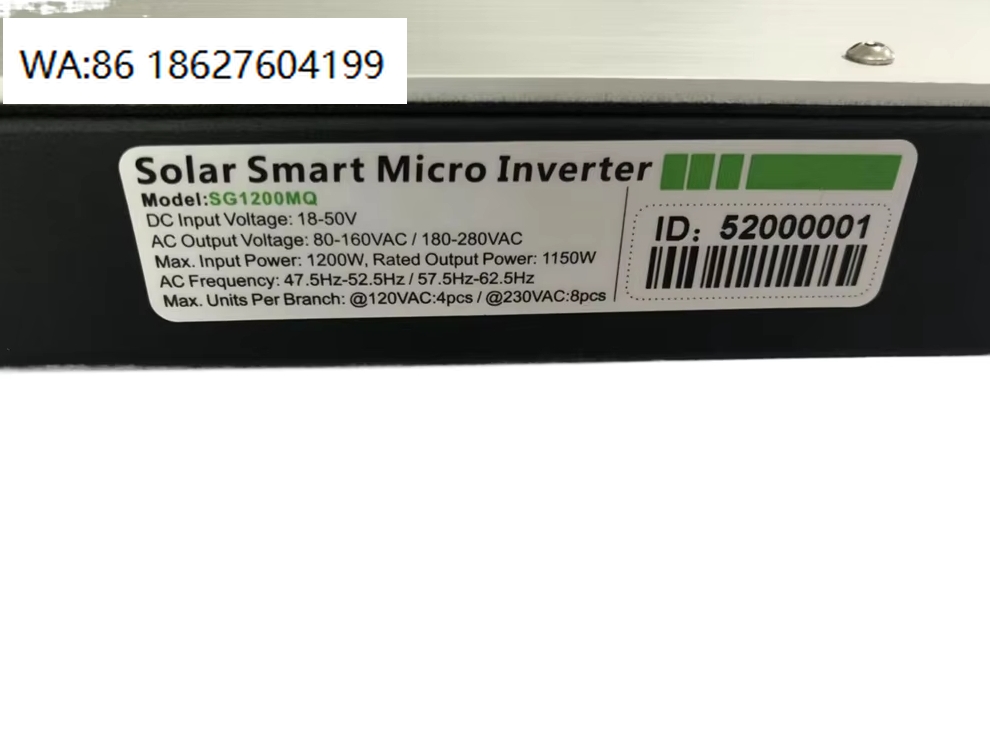 Micro Inverter 1400W Solar Grid Tie - 1000W 1200W 1400W Netzgekoppelter Mikro-Solarwechselrichter Wasserdichtes