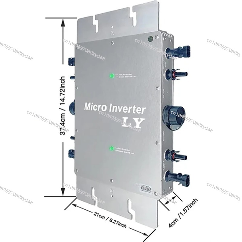 Micro Inverter 1400W Solar Grid Tie - Wasserdichter Solar-Netzwechselrichter mit WLAN-Steuerung 1200W 1400W