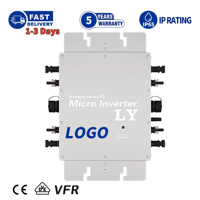 Micro Inverter 1400W Solar Grid Tie - Wasserdichter Solar-Grid-Tie-Mikro-Wechselrichter, WIFI-Steuerung, 1200 W, 1400