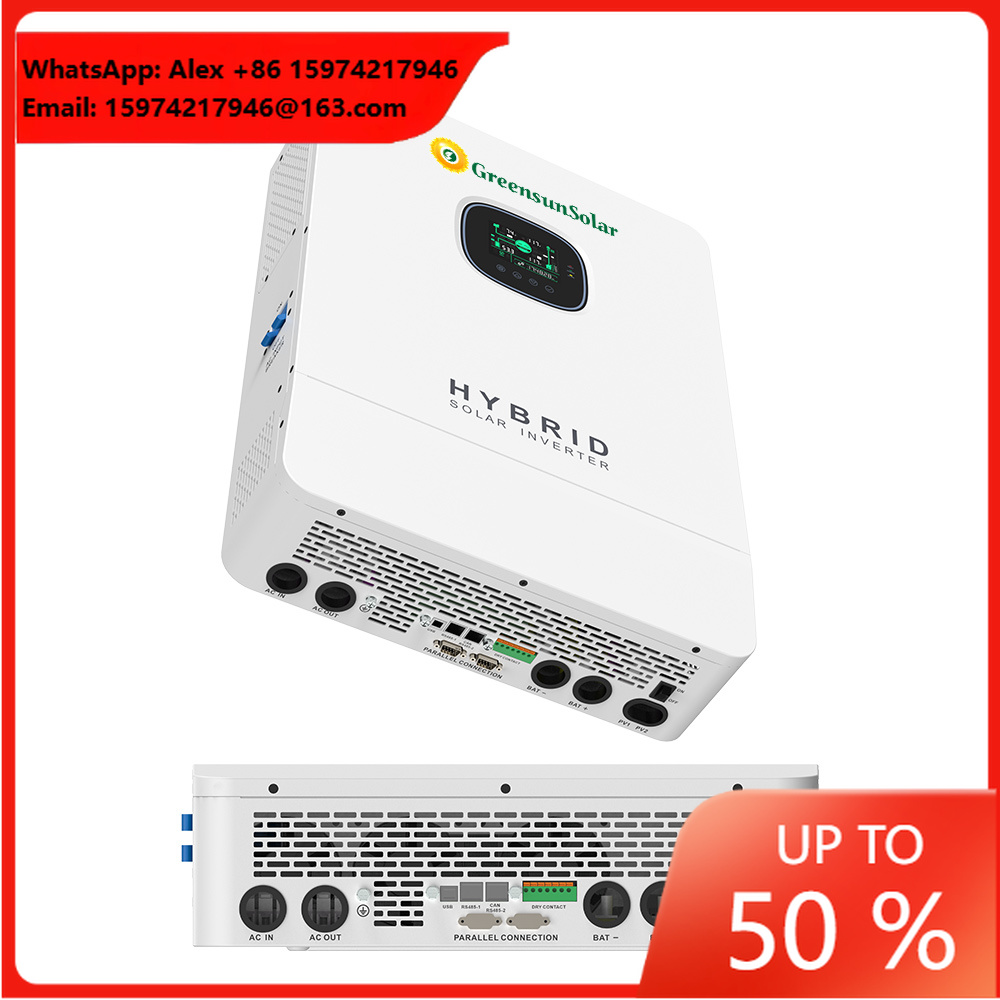 Hybrid Solar Inverter 5.5Kw Mppt 48V - MPPT Solar-Hybrid-Wechselrichter US 120/240V Hybrid-Solar-Wechselrichter 5,5KW
