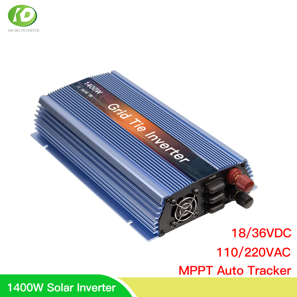 Micro Inverter 1400W Solar Grid Tie - 18V 24V 36V 1400W Solar Auf