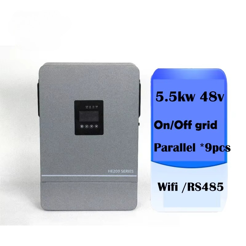 Hybrid Solar Inverter 5.5Kw Mppt 48V - 3,6 kW 5,5 kW 24V 48V