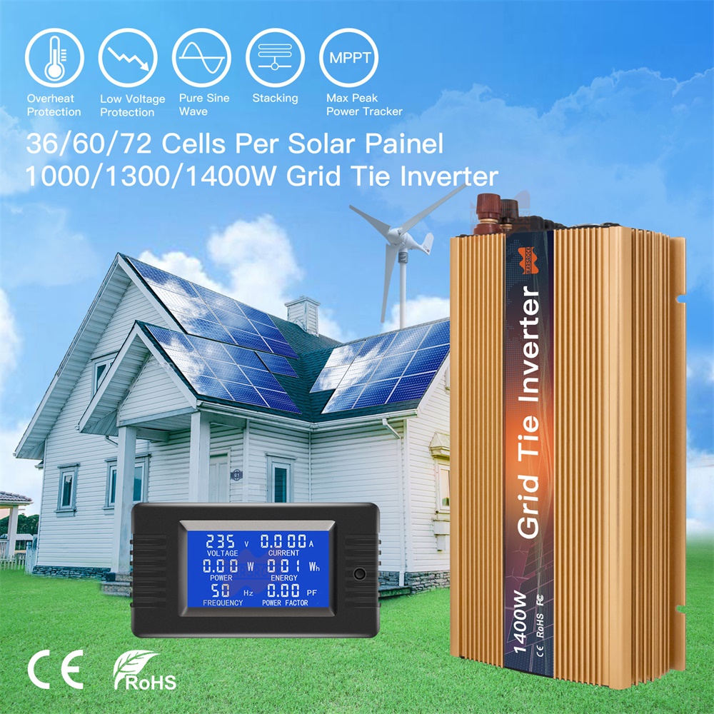 1000-1400W Netzgekoppelter Mik – Micro Inverter 1400W Solar Grid Tie Bewertung und Preis