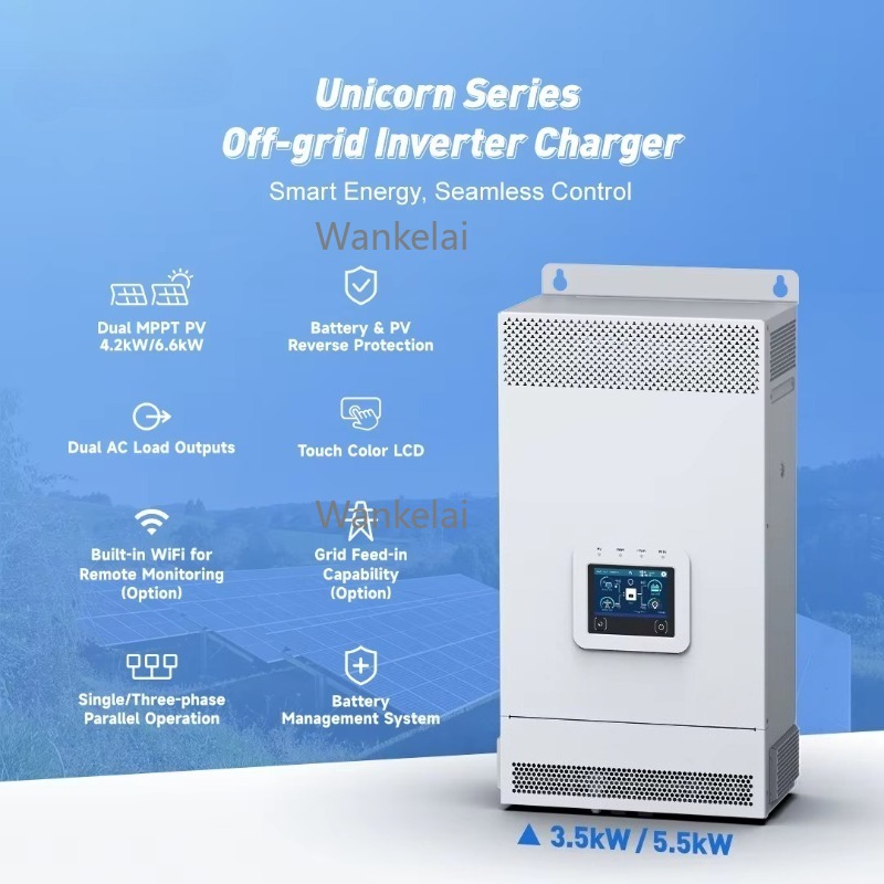 3,5 kW 5,5 kW 6 kW 48 V Hybrid – Hybrid Solar Inverter 5.5Kw Mppt 48V Bewertung und Preis
