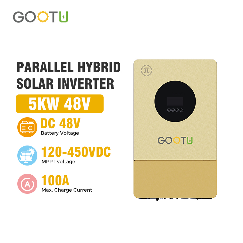 Gootu Neuer 48V Hybrid-Solarwe – Parallel Solar Inverter 48V 5000W Mppt Bewertung und Preis