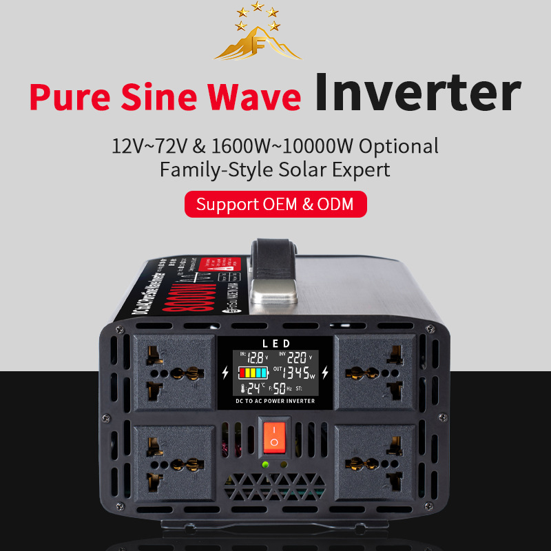 Tragbarer reiner Sinus-Wechsel – Pure Sine Wave Inverter 5000W 48V 220V Bewertung und Preis