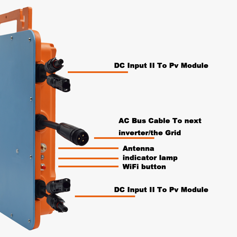 Schwarzer GT Druckguss-Alumini – Micro Inverter 1400W Solar Grid Tie Bewertung und Preis