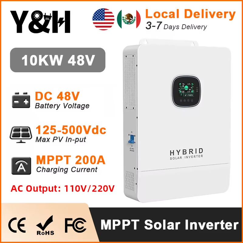 Y&H 10KW Hybrid-Solarwechselri – Split Phase Inverter 10Kw 110V 220V Bewertung und Preis