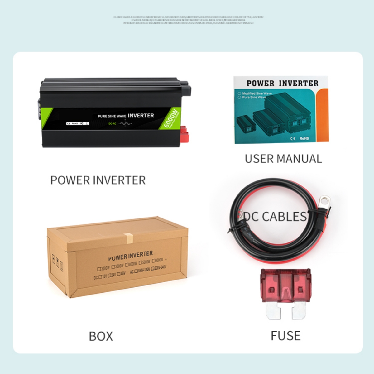 Myami 5000 W 12 V 24 V 48 V DC – Pure Sine Wave Inverter 5000W 48V 220V Bewertung und Preis