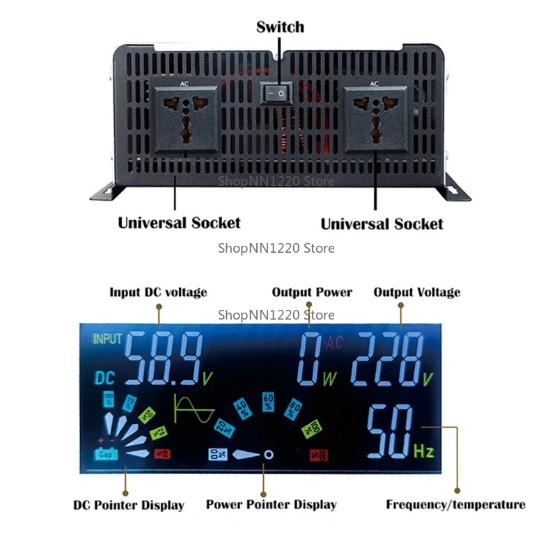 Reiner Sinus-Wechselrichter, 1 – Off Grid Solar Inverter 48V 6000W Bewertung und Preis