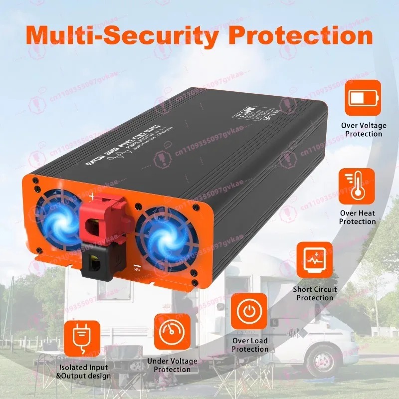 Peak 4000W 12V 24V 48V DC zu A – Power Inverter 12V 220V 4000W Continuous Bewertung und Preis