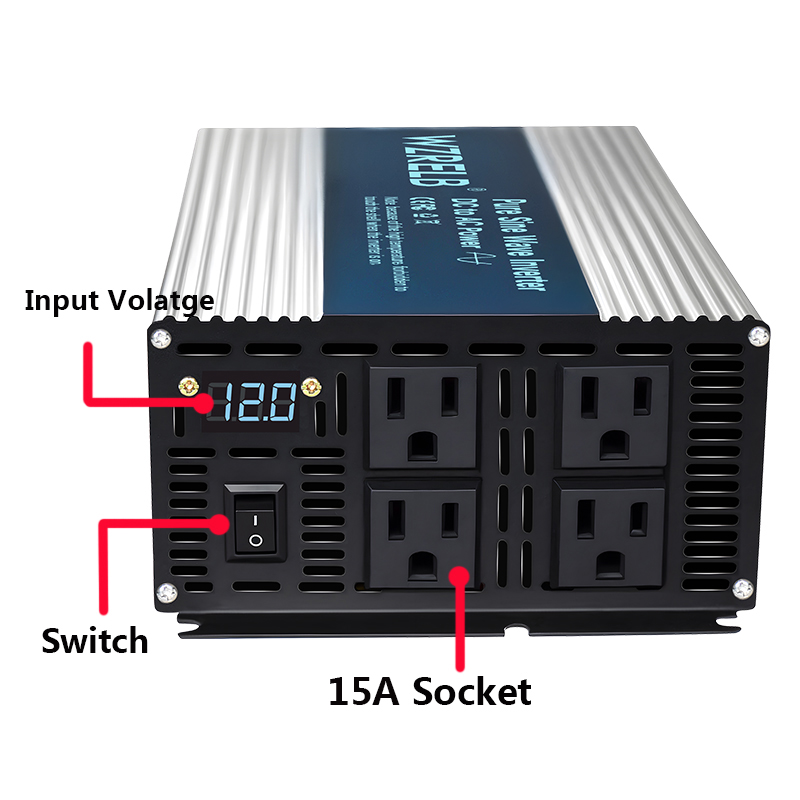 3000 W reiner Sinus-Wechselric – Inverter Pure Sine Wave 60Hz 120V 3000W Bewertung und Preis