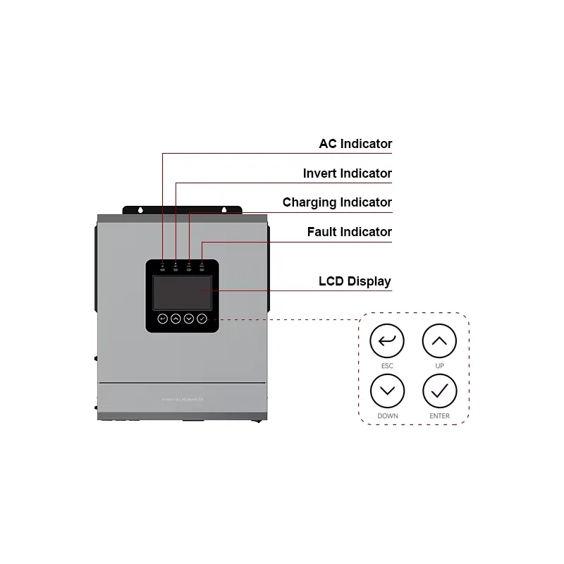 5kW 6kW 6,2kW Netzunabhängiger – Off Grid Solar Inverter 48V 6000W Bewertung und Preis