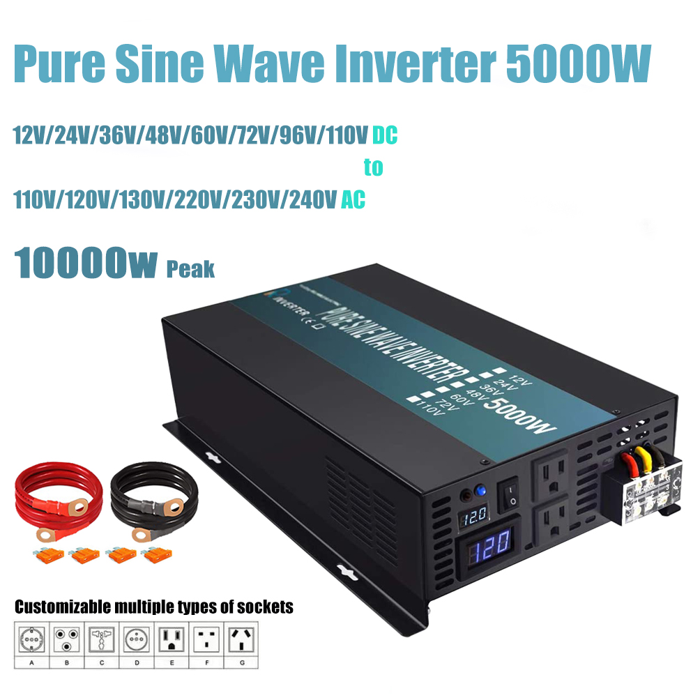 Reine Sinus-wechselrichter 500 – Pure Sine Wave Inverter 5000W 48V 220V Bewertung und Preis