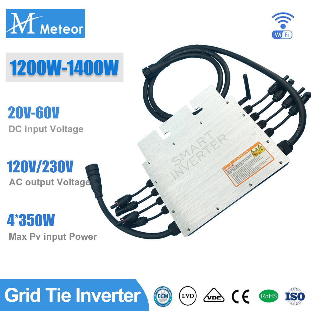 1200 W 1400 W Solar Grid Tie M – Micro Inverter 1400W Solar Grid Tie Bewertung und Preis