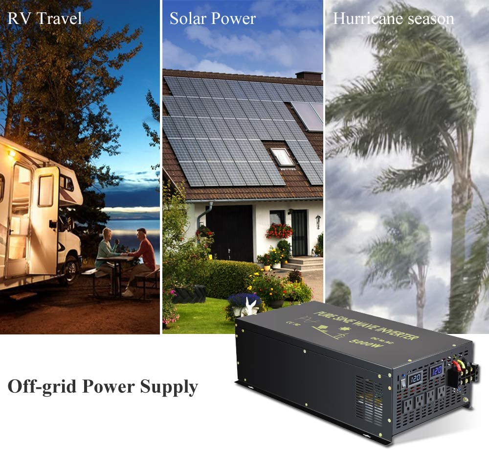 Off Grid reiner Sinus-Solar-We – Pure Sine Wave Inverter 5000W 48V 220V Bewertung und Preis