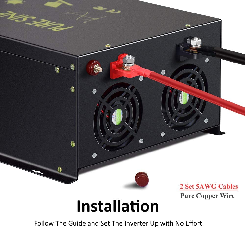 Off Grid reiner Sinus-Solar-We – Pure Sine Wave Inverter 5000W 48V 220V Bewertung und Preis