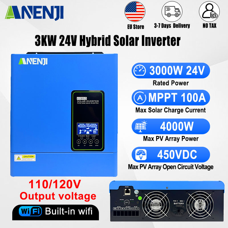 24V 3000W 120V netzunabhängige – Inverter Pure Sine Wave 60Hz 120V 3000W Bewertung und Preis
