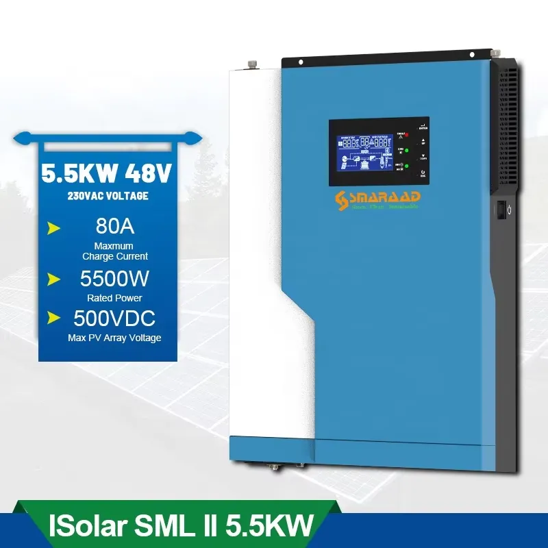 Solar-Controller 3,5KW 5,5KW H – Hybrid Solar Inverter 5.5Kw Mppt 48V Bewertung und Preis